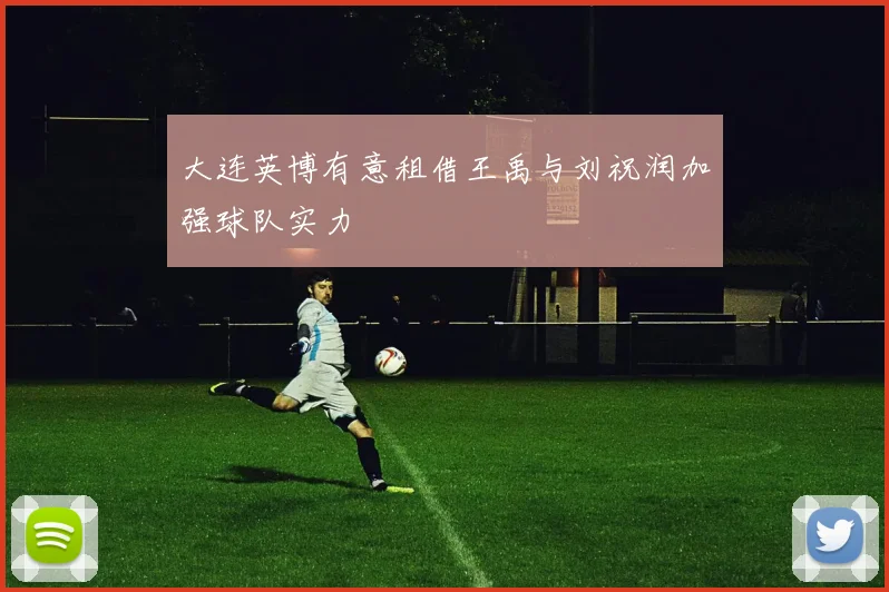 大连英博有意租借王禹与刘祝润加强球队实力